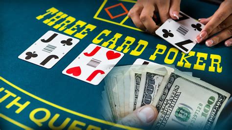 3 card poker strategy